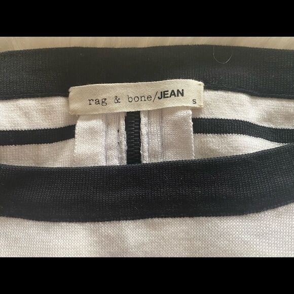 Rag and bone/ Jean black and white striped knit top - Picture 6 of 6